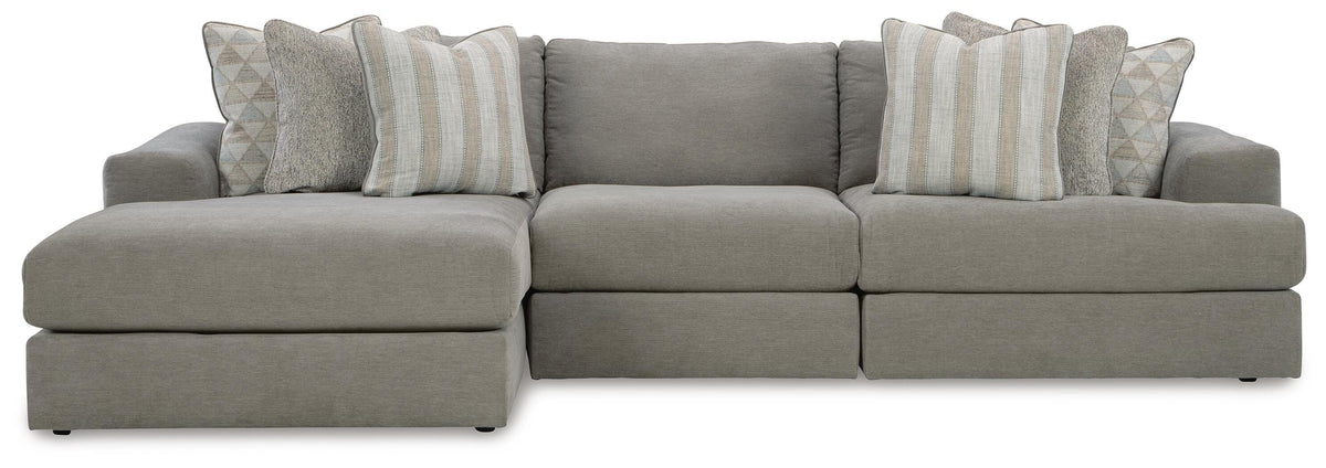 Avaliyah 3-Piece Sectional with Chaise Chenille