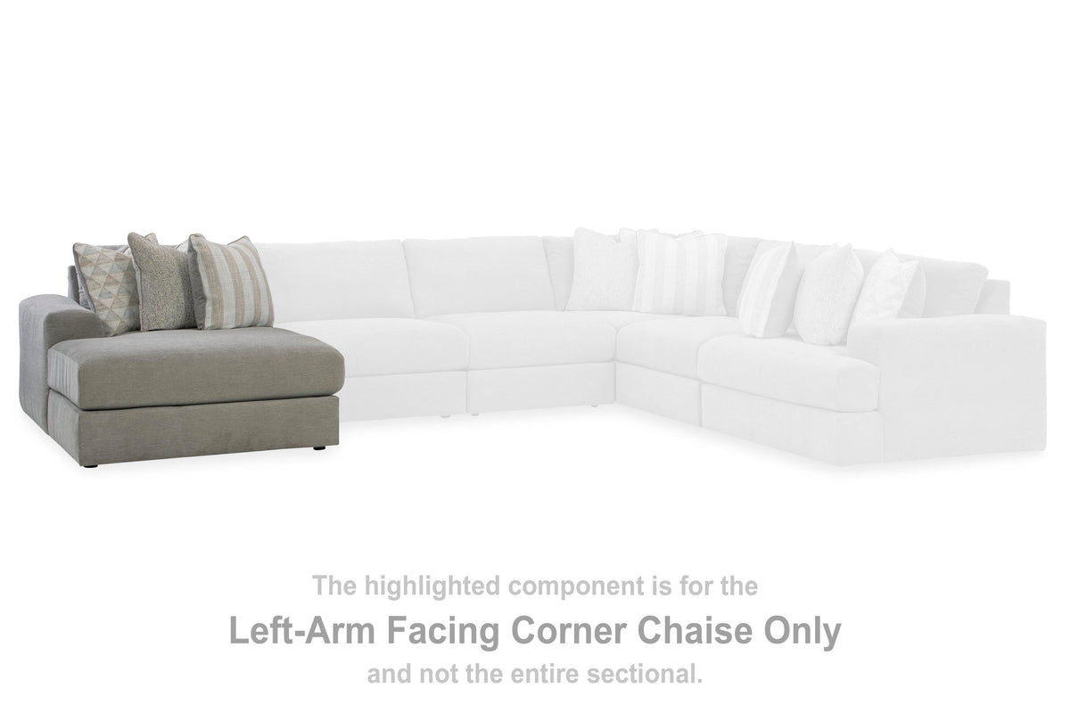 Avaliyah LAF Corner Chaise Chenille