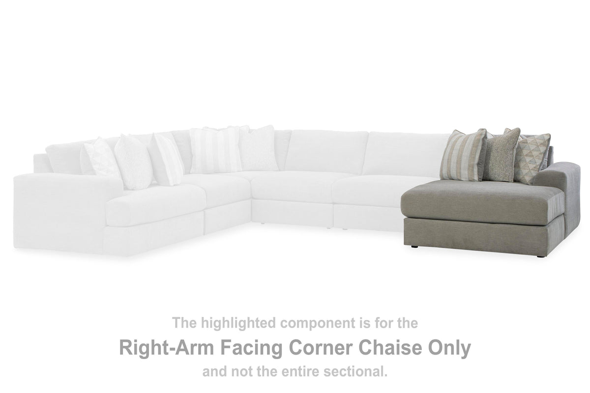 Avaliyah RAF Corner Chaise Chenille