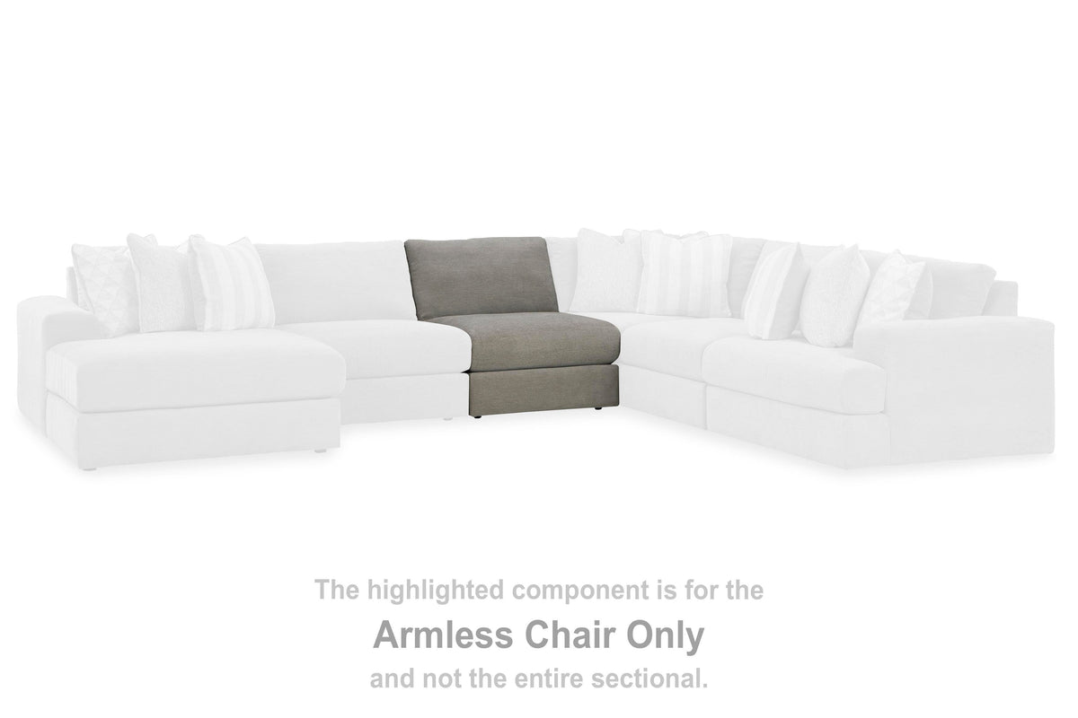 Avaliyah Armless Chair Chenille
