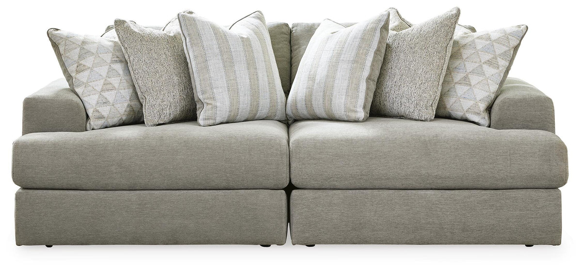 Avaliyah 2-Piece Sectional Loveseat Chenille