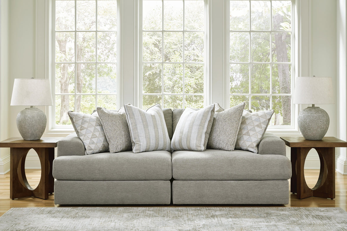 Avaliyah 2-Piece Sectional Loveseat Chenille