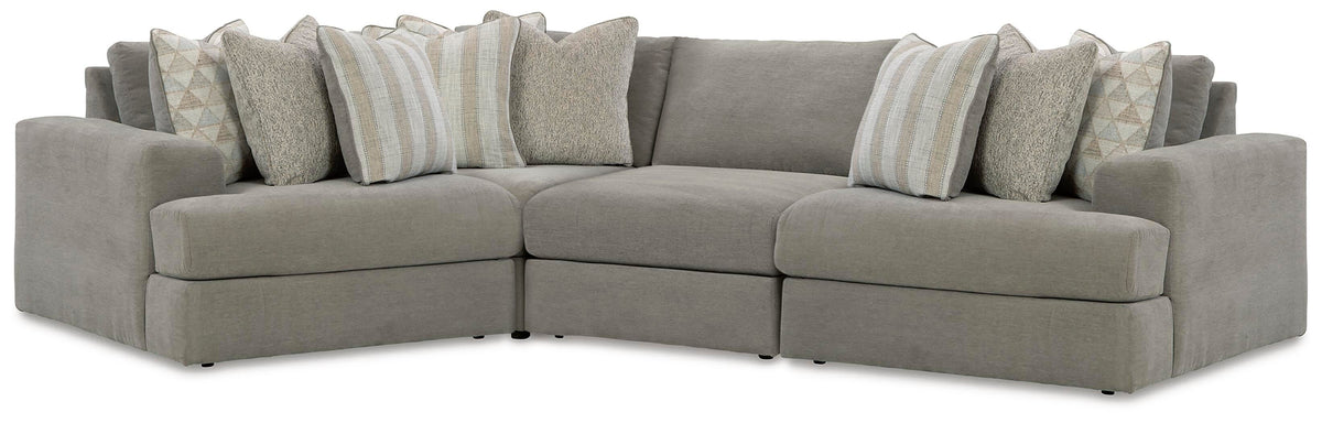 Avaliyah 4-Piece Sectional Chenille