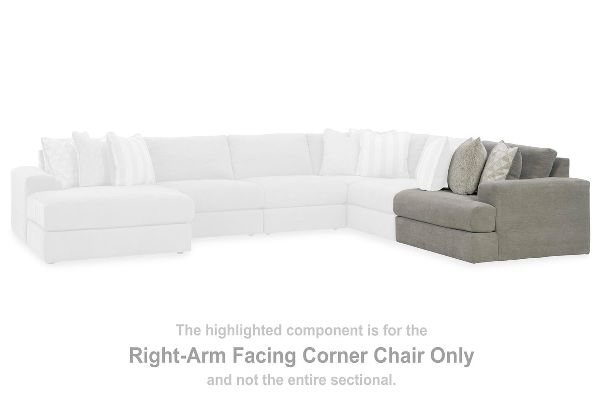 Avaliyah RAF Corner Chair Chenille