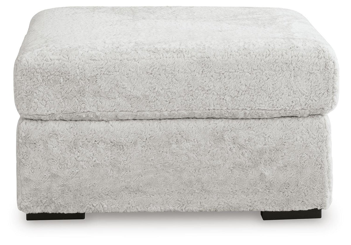 Cuddle Plush 3-Piece Sectional, Chair and Ottoman