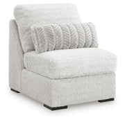 Cuddle Plush Armless Chair Velvet Chenille