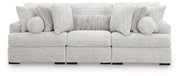 Cuddle Plush 3-Piece Sectional Velvet Chenille