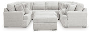 Cuddle Plush 10-Piece Sectional Velvet Chenille