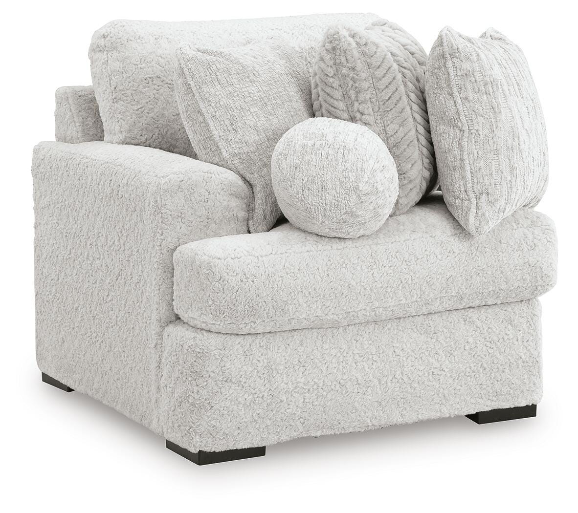 Cuddle Plush LAF Corner Chair Velvet Chenille