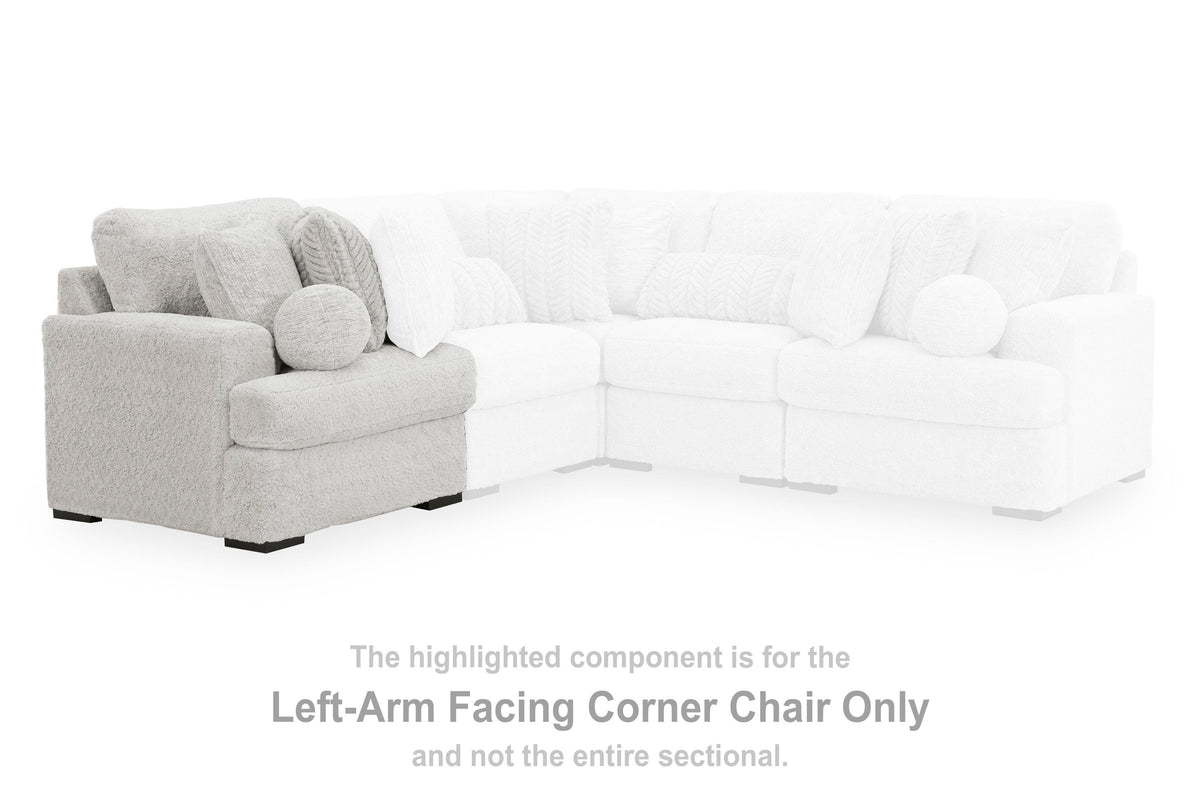 Cuddle Plush LAF Corner Chair Velvet Chenille