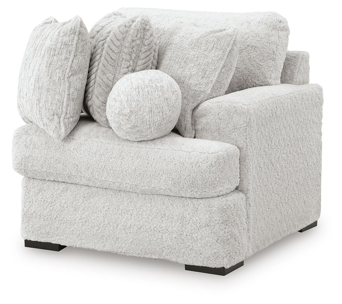 Cuddle Plush RAF Corner Chair Velvet Chenille