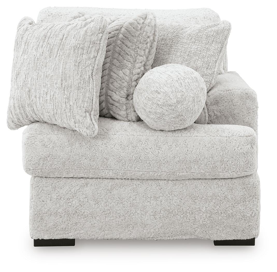 Cuddle Plush RAF Corner Chair Velvet Chenille