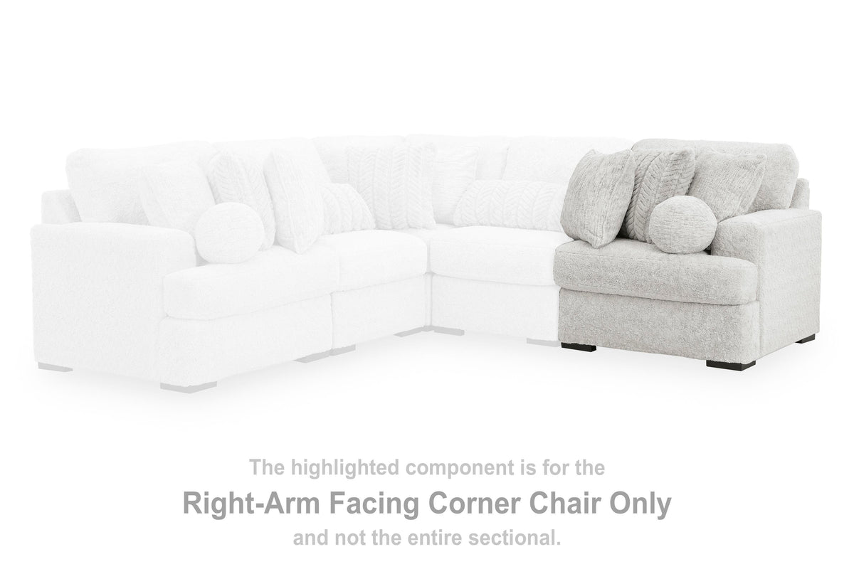 Cuddle Plush RAF Corner Chair Velvet Chenille