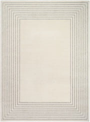 Ivory Hues IVH03 Ivory Grey Rug - Rectangle