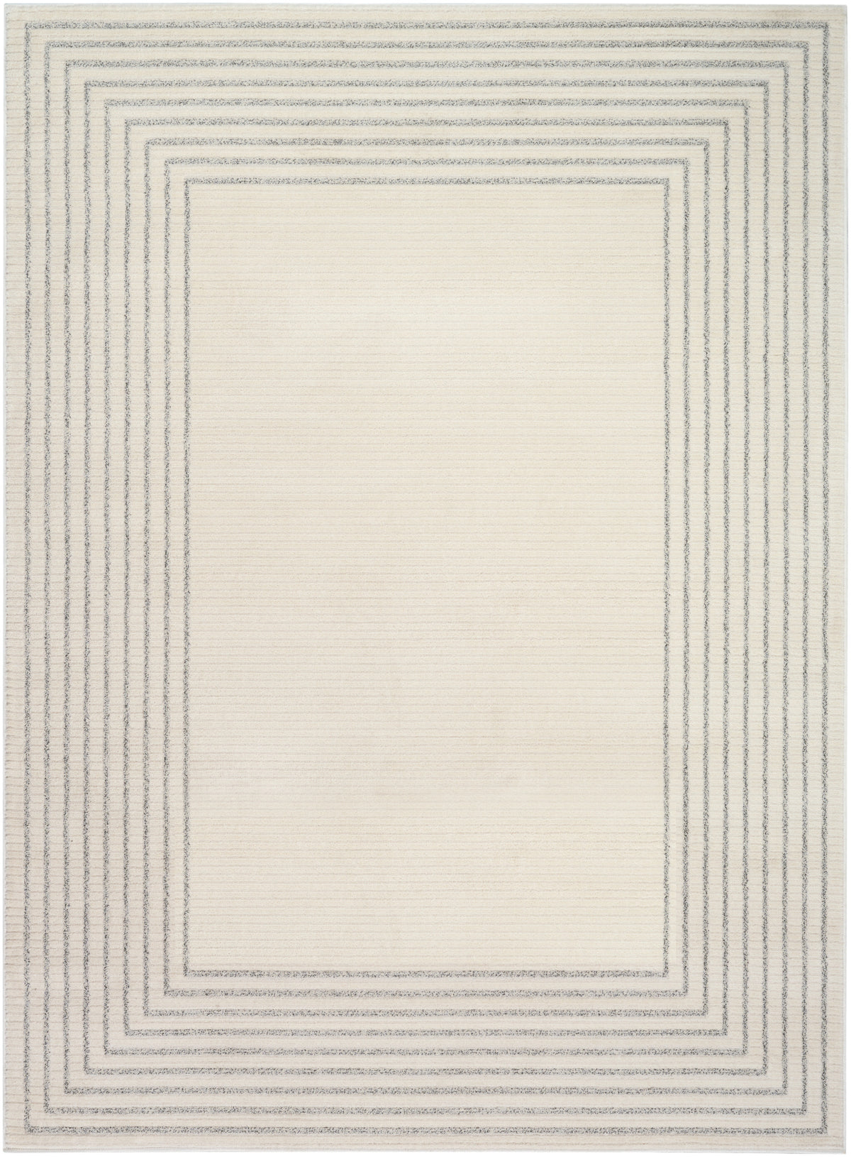 Ivory Hues IVH03 Ivory Grey Rug - Rectangle