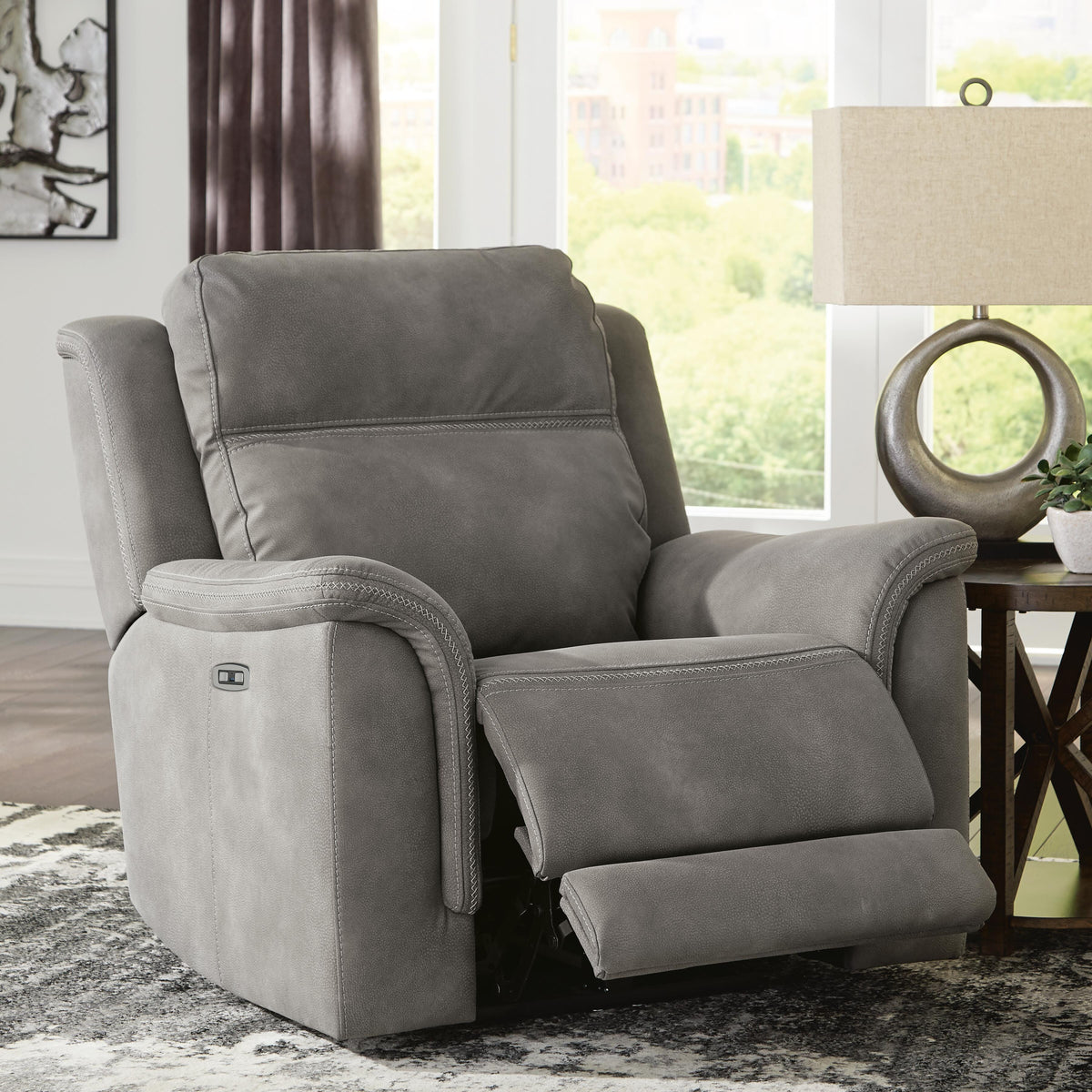 Next-Gen Durapella PWR Recliner/ADJ Headrest Microfiber
