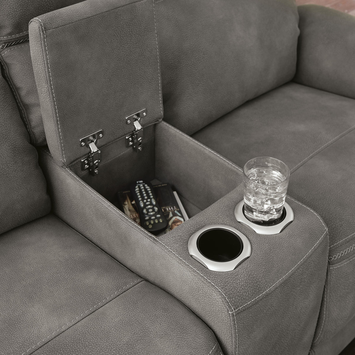 Next-Gen Durapella PWR REC Loveseat/CON/ADJ HDRST Microfiber