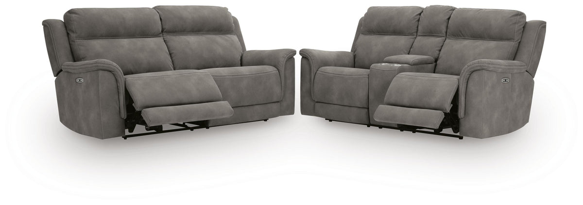Next-Gen Durapella Power Reclining Sofa and Loveseat