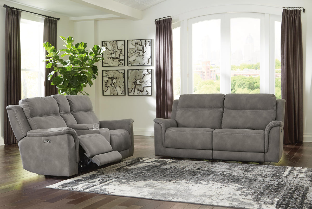 Next-Gen Durapella Power Reclining Sofa and Loveseat