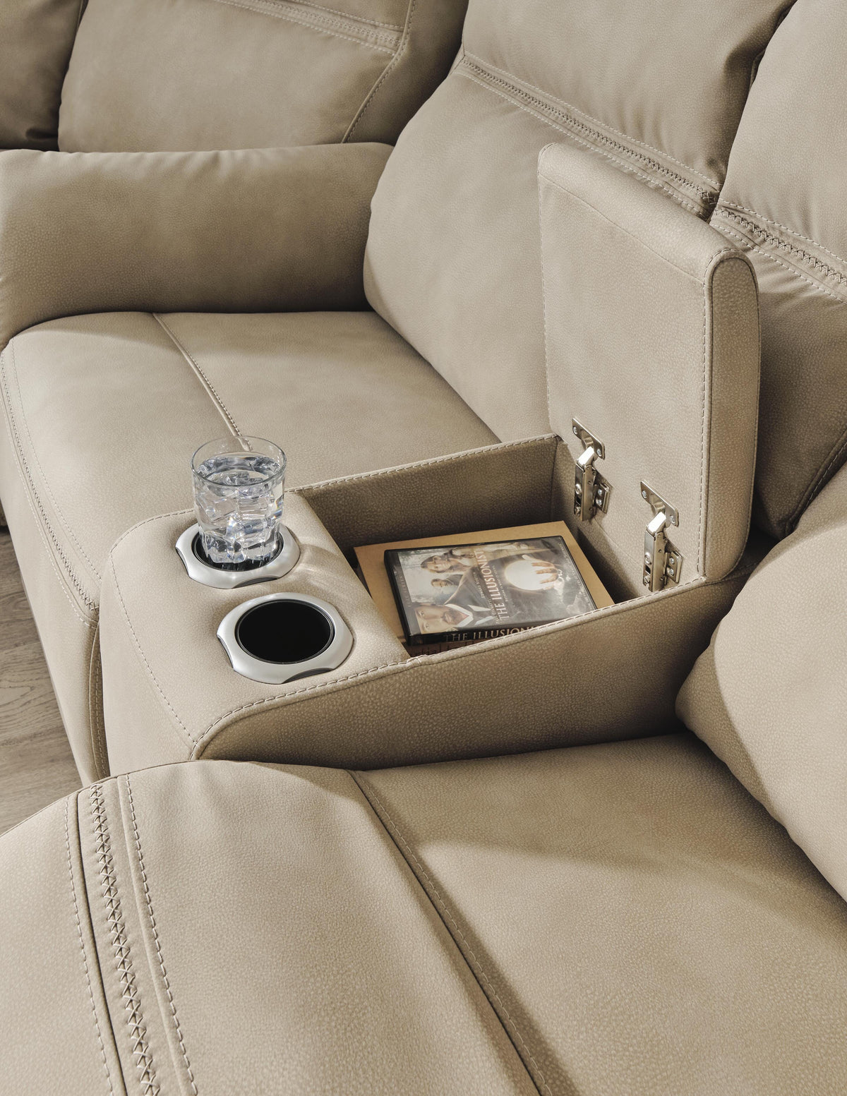 Next-Gen Durapella PWR REC Loveseat/CON/ADJ HDRST Microfiber
