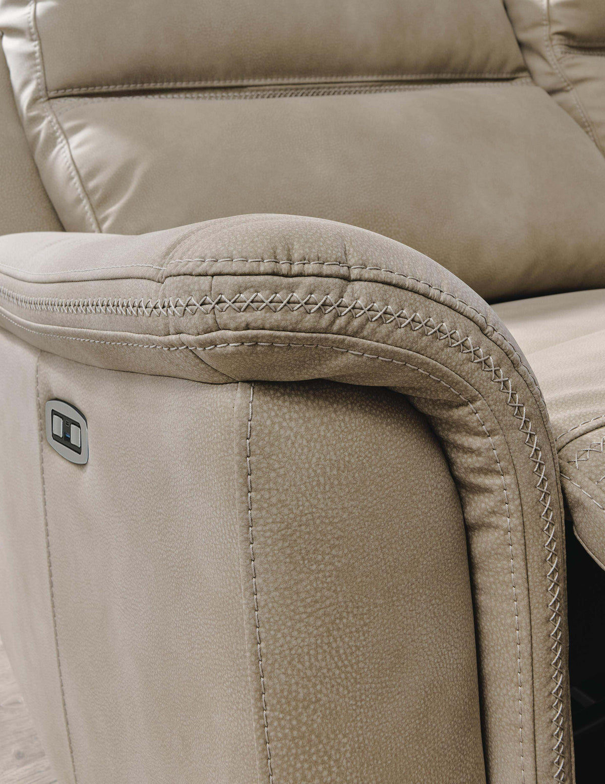 Next-Gen Durapella 2 Seat PWR REC Sofa ADJ HDREST Microfiber
