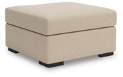 LadyMae Oversized Accent Ottoman Next-Gen Nuvella™ Performance Fabric
