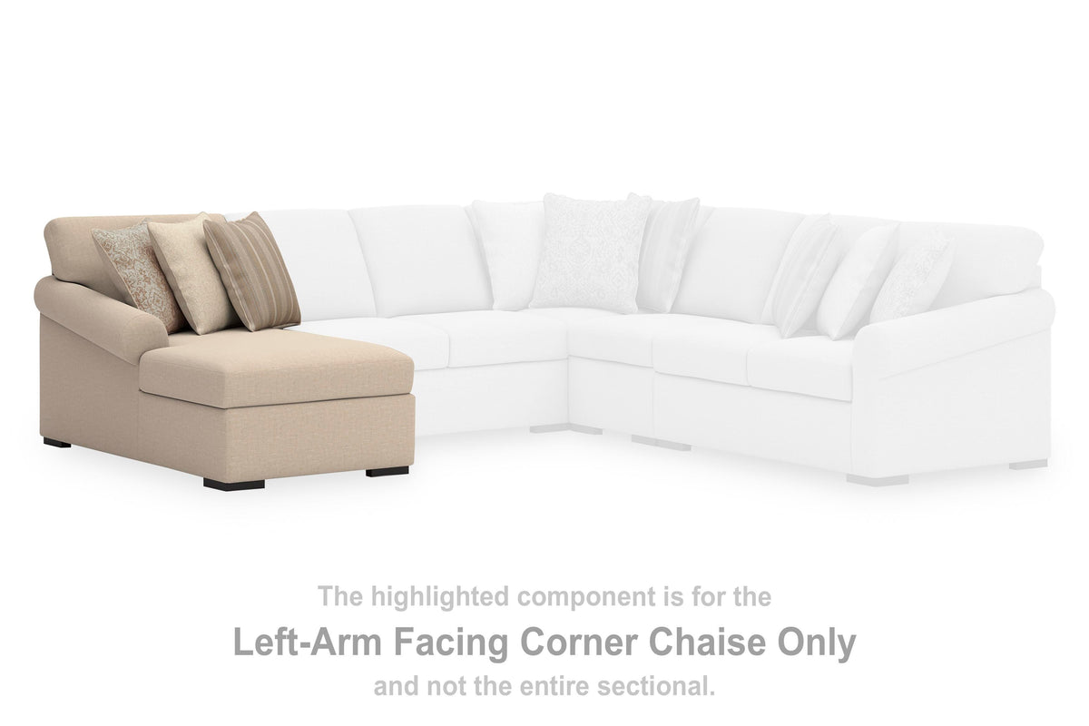 LadyMae LAF Corner Chaise Next-Gen Nuvella™ Performance Fabric
