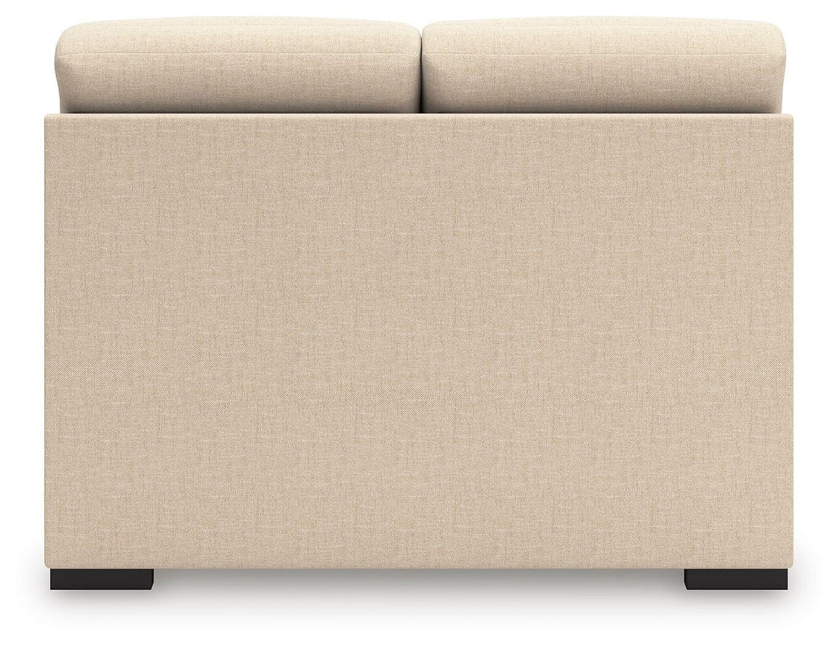 LadyMae Armless Loveseat Next-Gen Nuvella™ Performance Fabric
