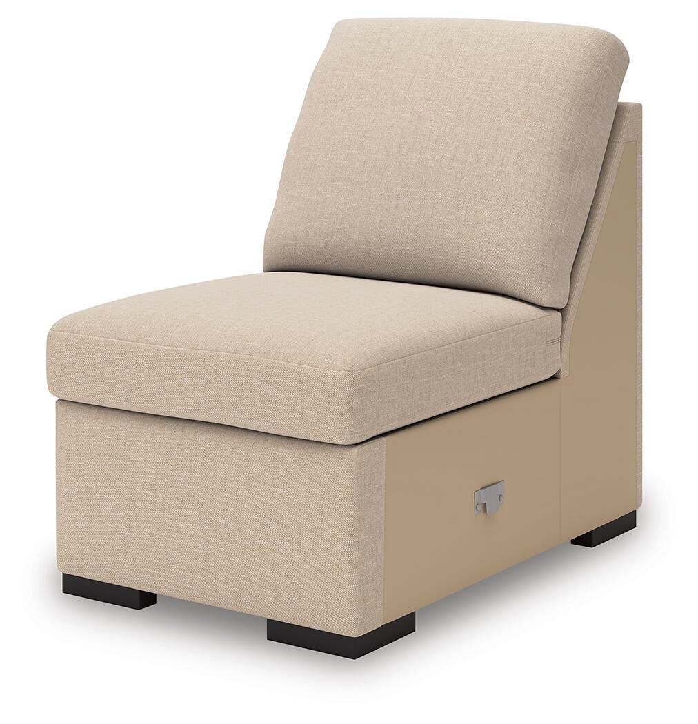 LadyMae Armless Chair Next-Gen Nuvella™ Performance Fabric