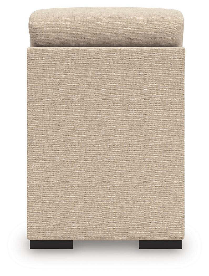 LadyMae Armless Chair Next-Gen Nuvella™ Performance Fabric