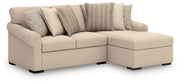 LadyMae 2-Piece Sectional with Chaise Next-Gen Nuvella™ Performance Fabric