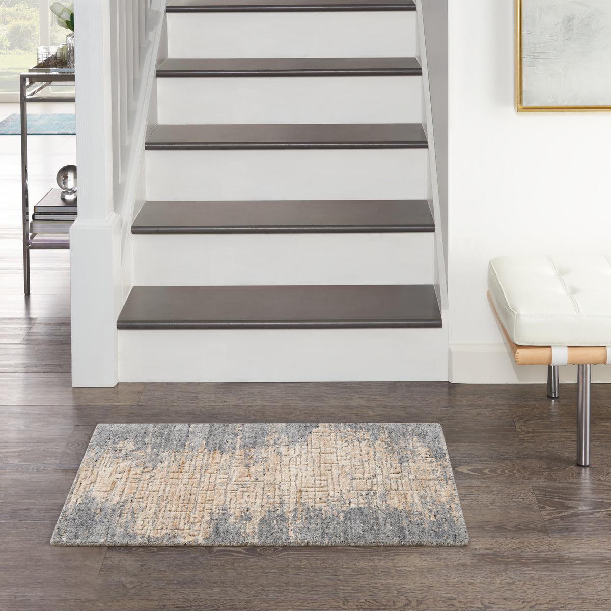 Harmony HAY03 Slate Beige Rug - room scene