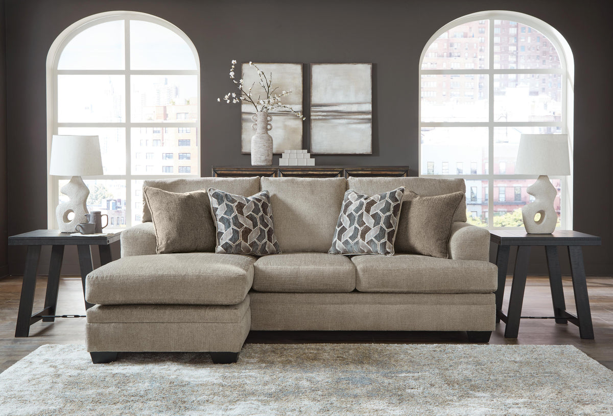 Stonemeade Sofa Chaise, Oversized Chair, and Ottoman