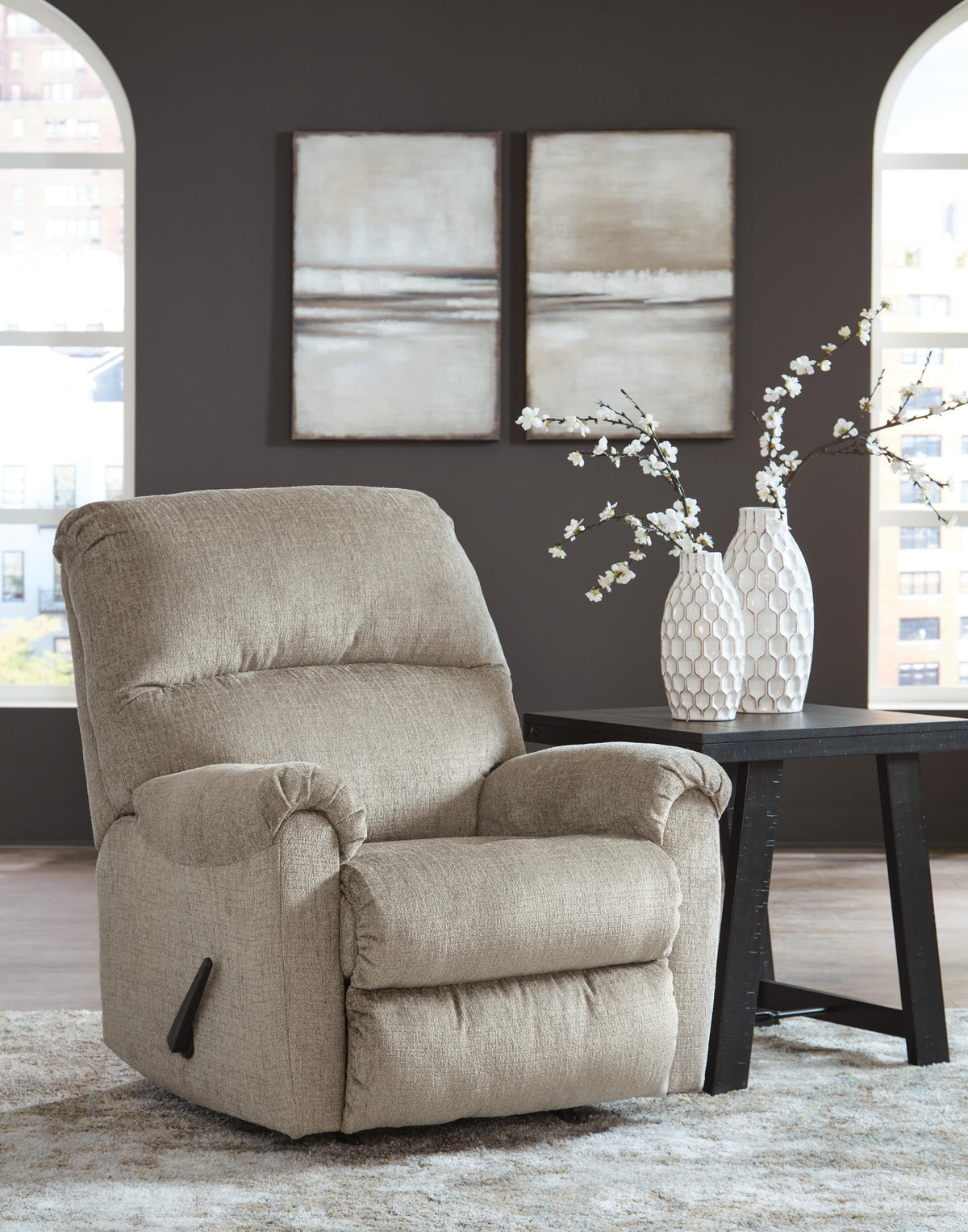 Stonemeade Sofa Chaise and Recliner