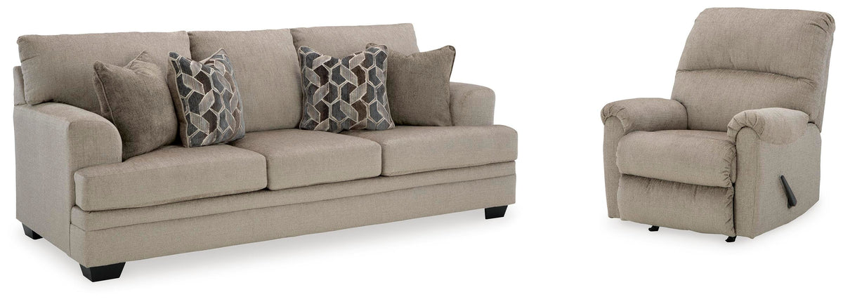 Stonemeade Sofa and Recliner
