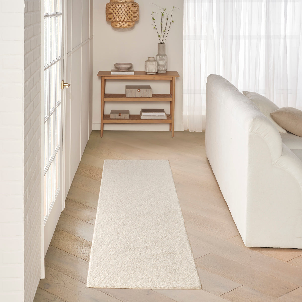 Pure Angles ANG01 Ivory Rug - room scene