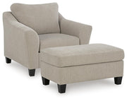 Willarae Chair and Ottoman