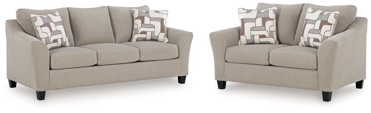 Willarae Queen Sofa Sleeper and Loveseat