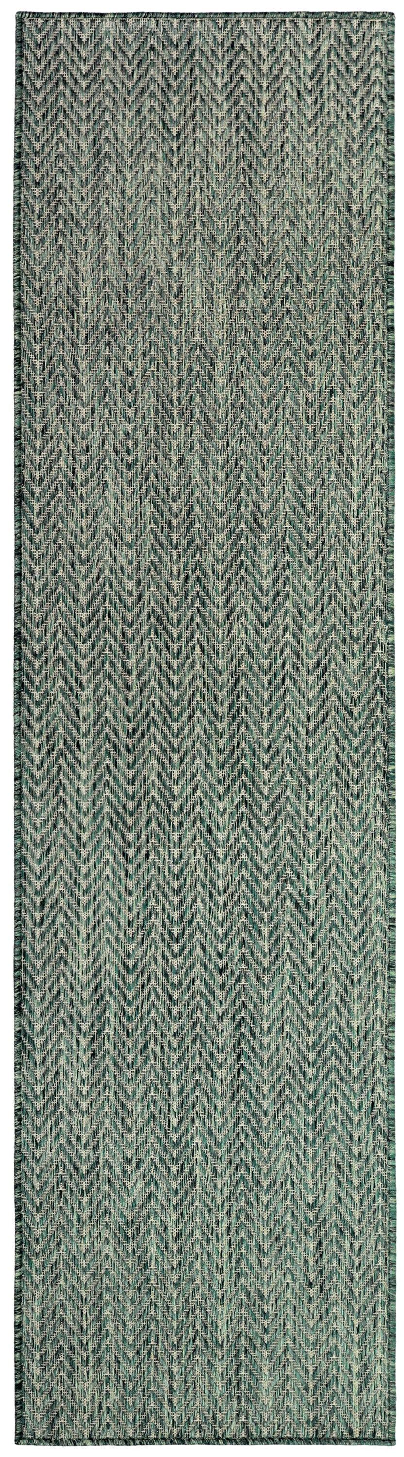Horizon Indoor/Outdoor HOZ02 Green Rug - Runner