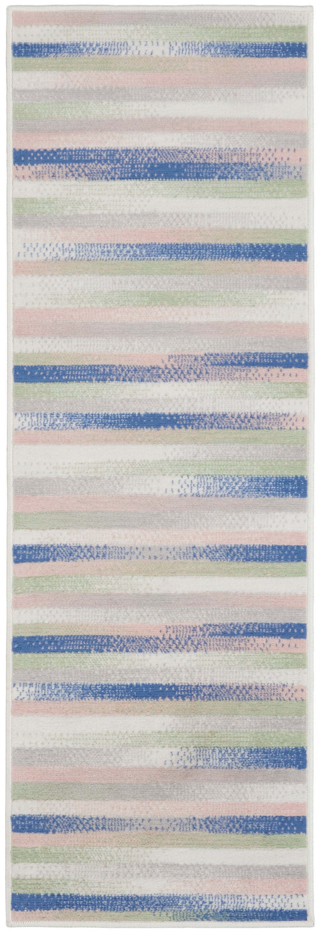 Whimsicle WHS12 Ivory Multicolor Rug - Runner