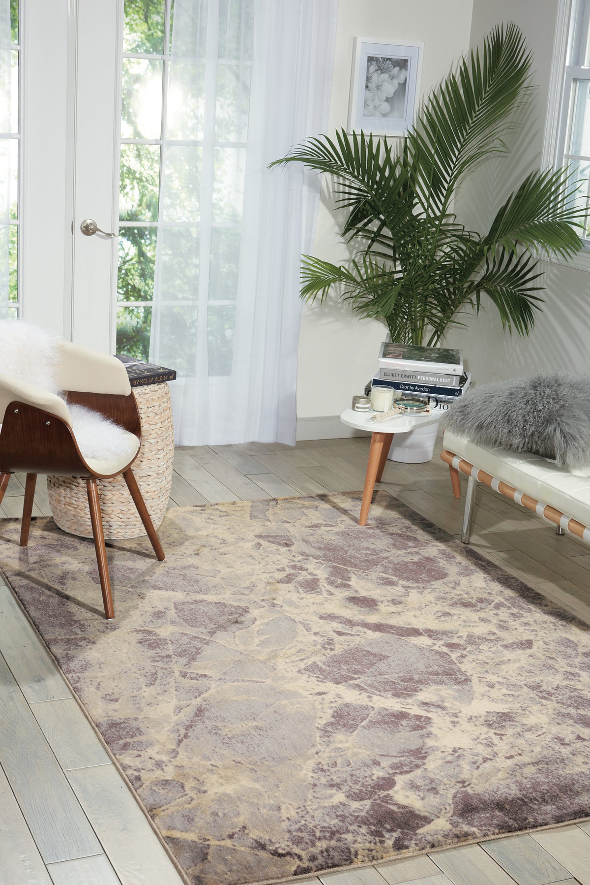 Somerset ST745 Grey Rug - room scene