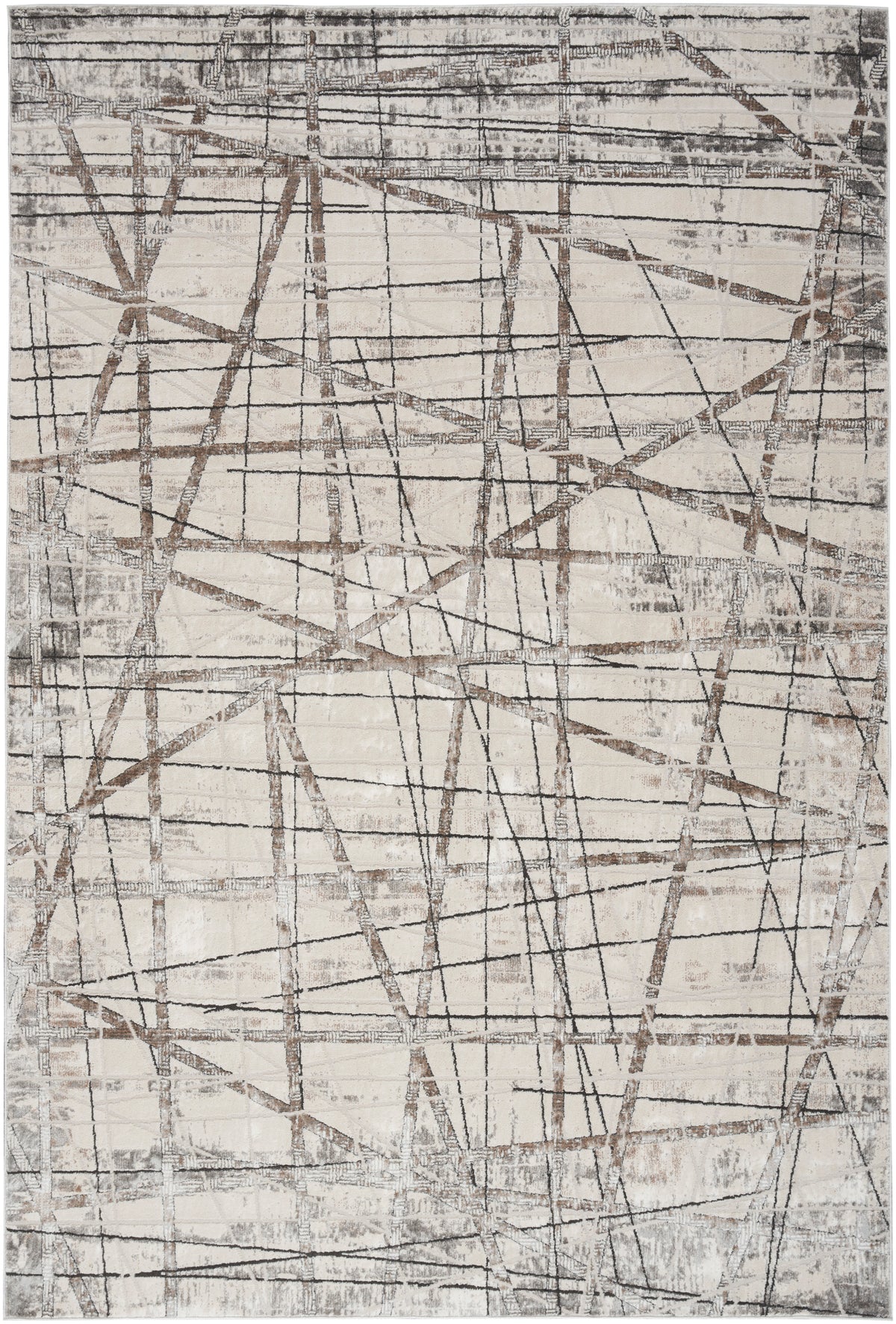 Desire DSR03 Grey Silver Rug - Rectangle