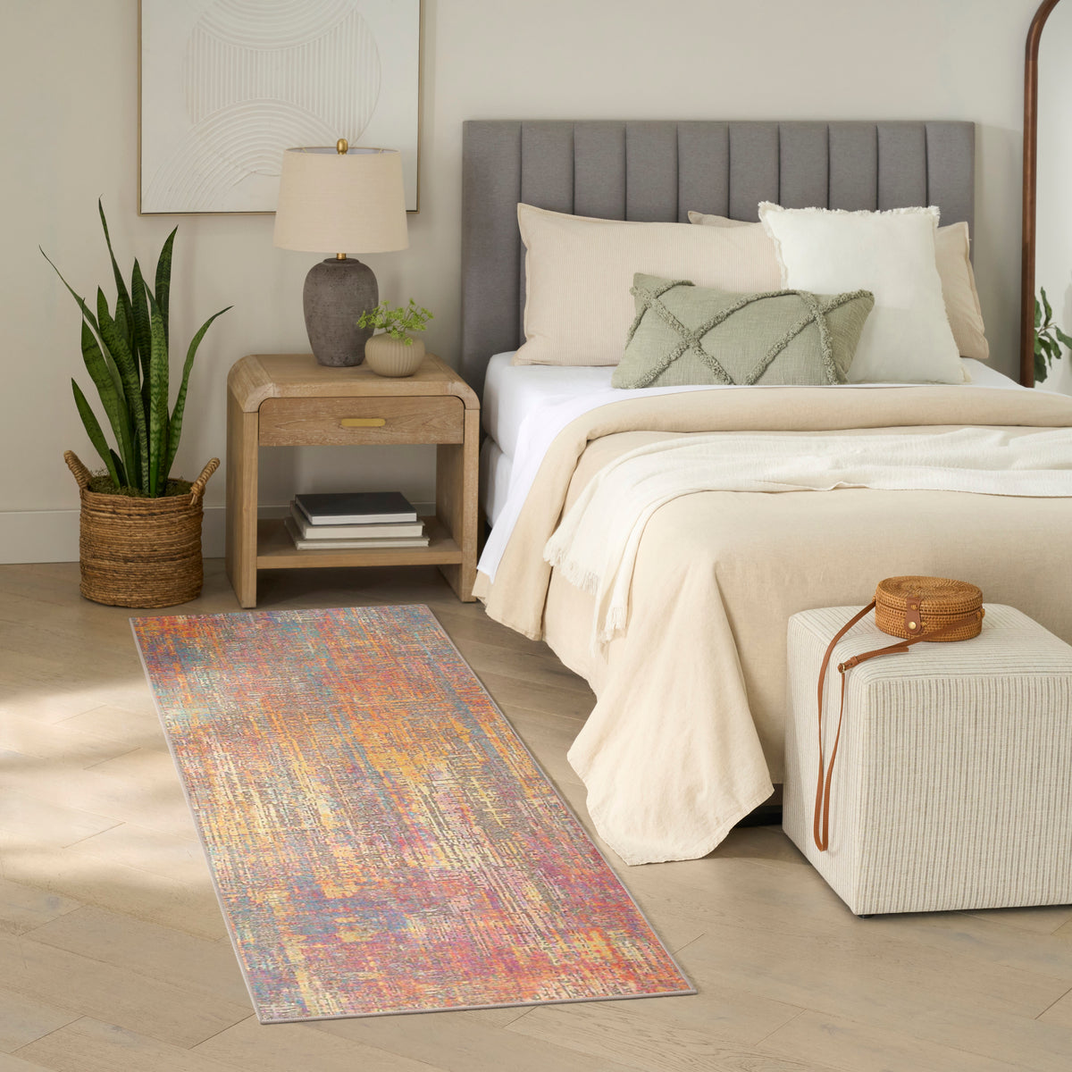 Botanical Washables BOT05 Multicolor Rug - room scene