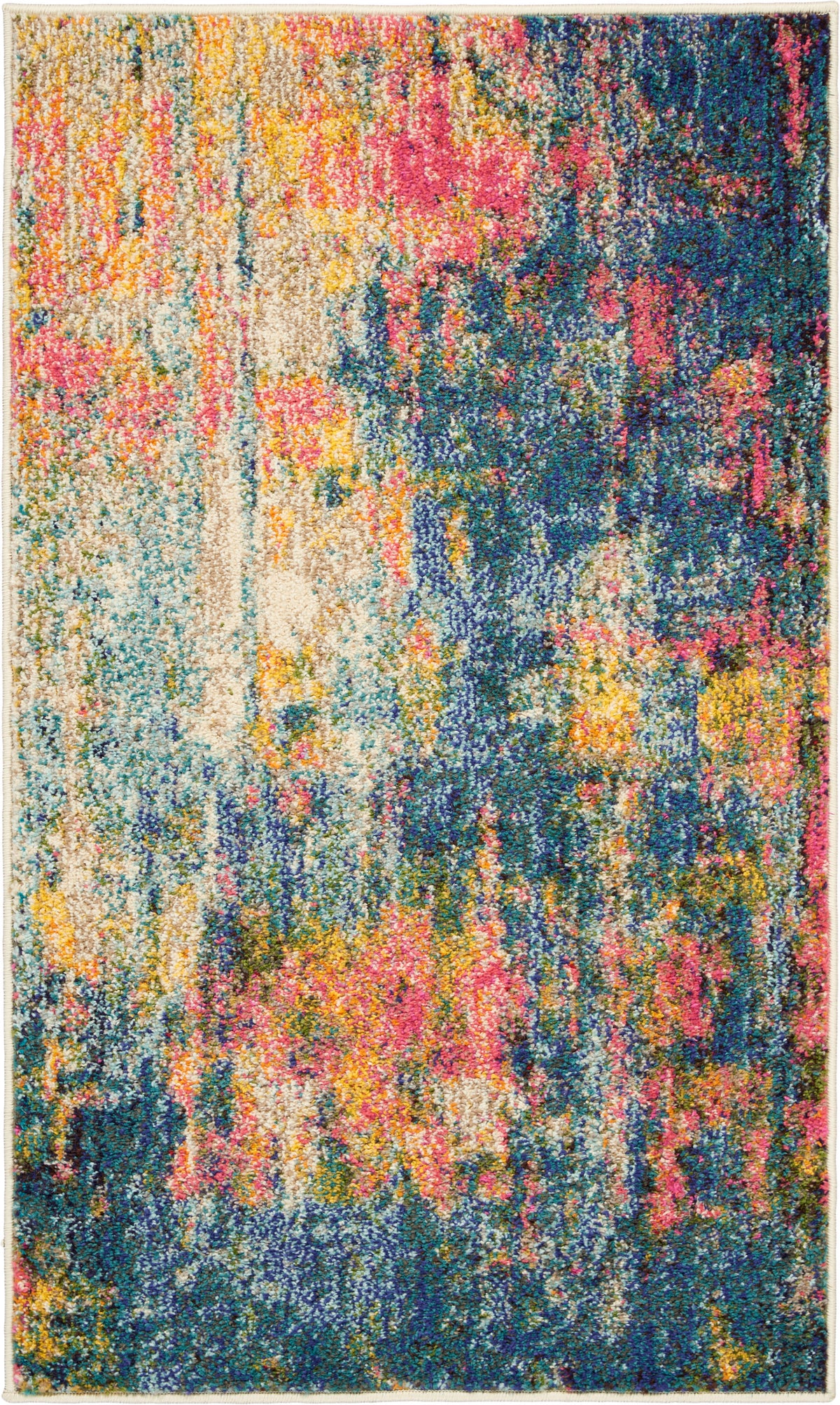 Celestial CES09 Blue Yellow Rug - Rectangle