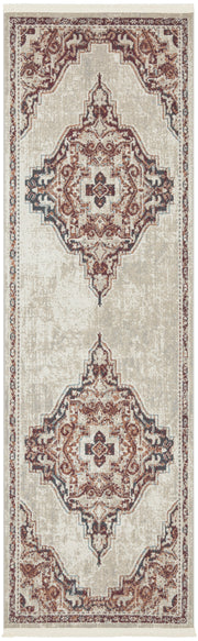 Carina CNA01 Brick Silver Rug - Runner