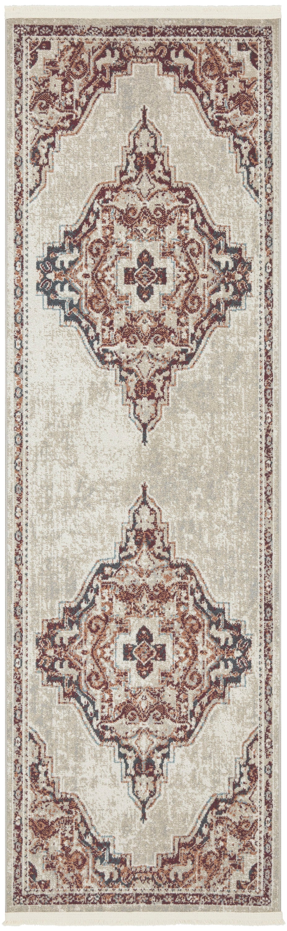 Carina CNA01 Brick Silver Rug - Runner