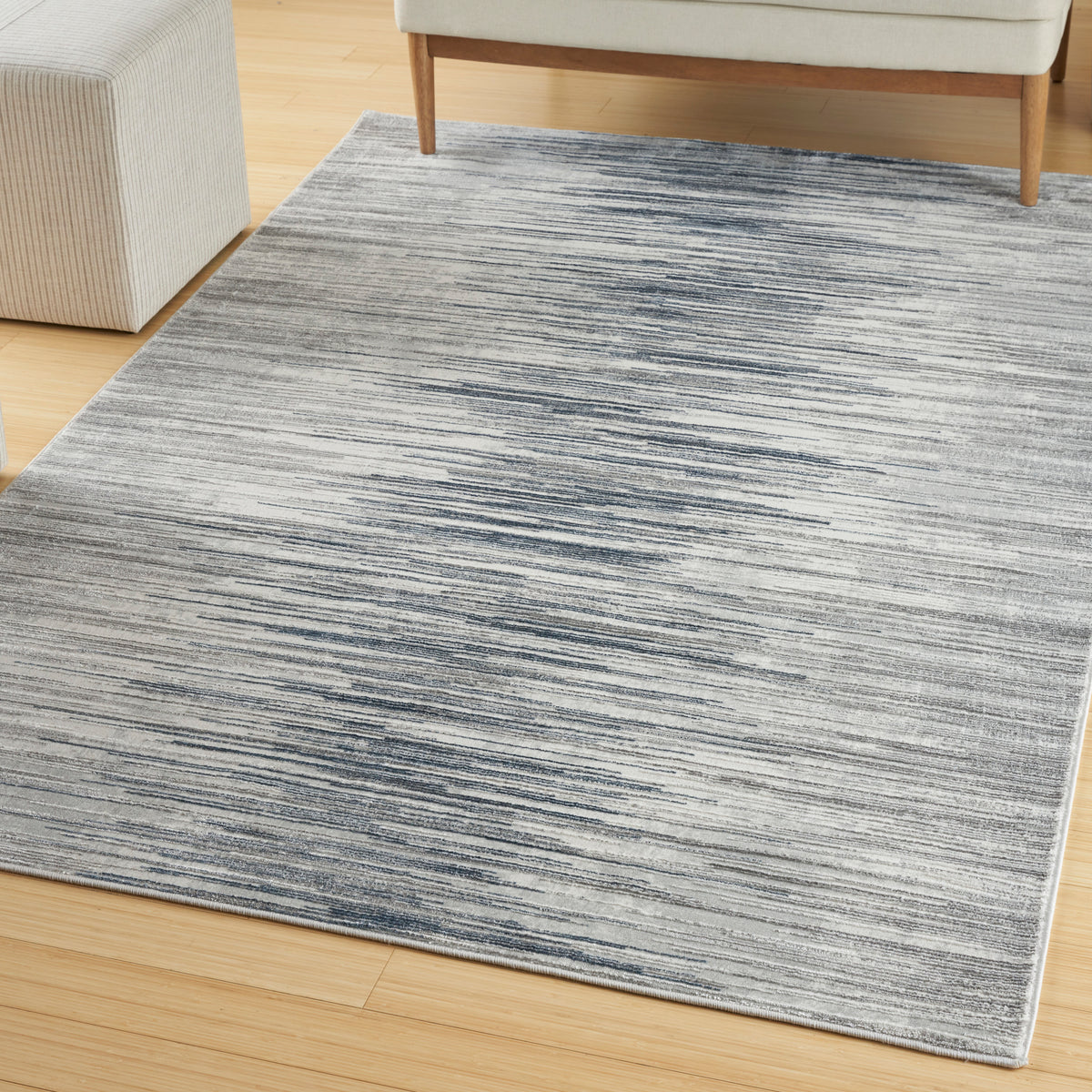 Home Texture HMT01 Grey Rug - room scene