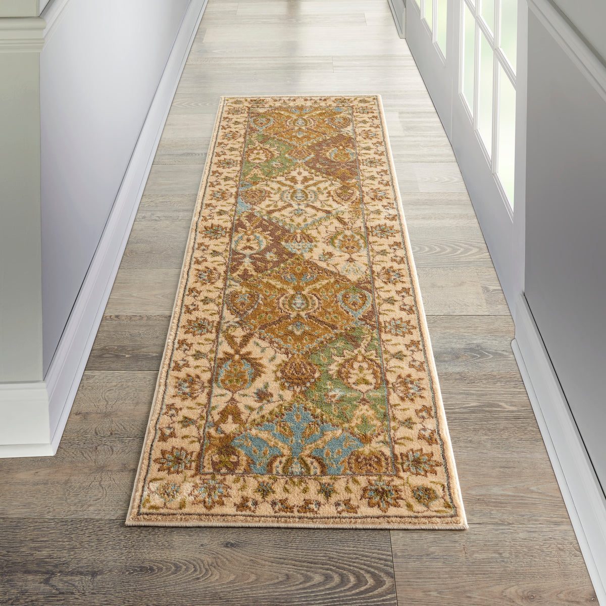 Modesto MDS04 Beige Rug - room scene