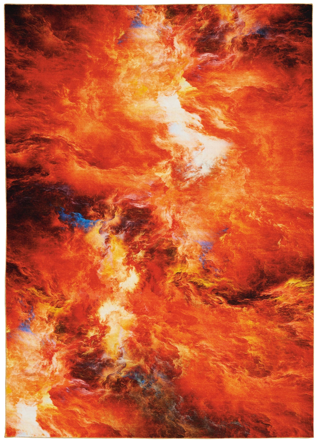 Le Reve LER05 Red Flame Rug - Rectangle