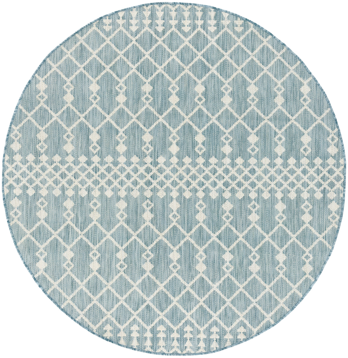 Positano POS02 Aqua Rug - Round
